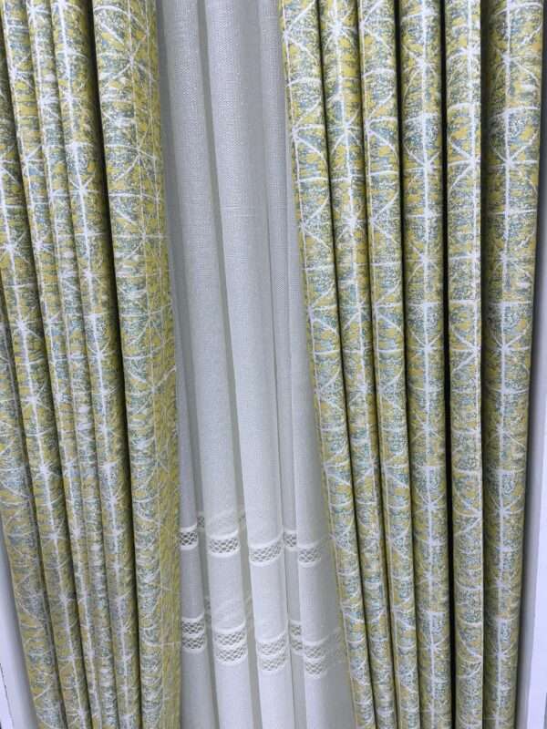 affordable made to measure custom window curtains and sheers sets for home or office, residential and commercial window treatment