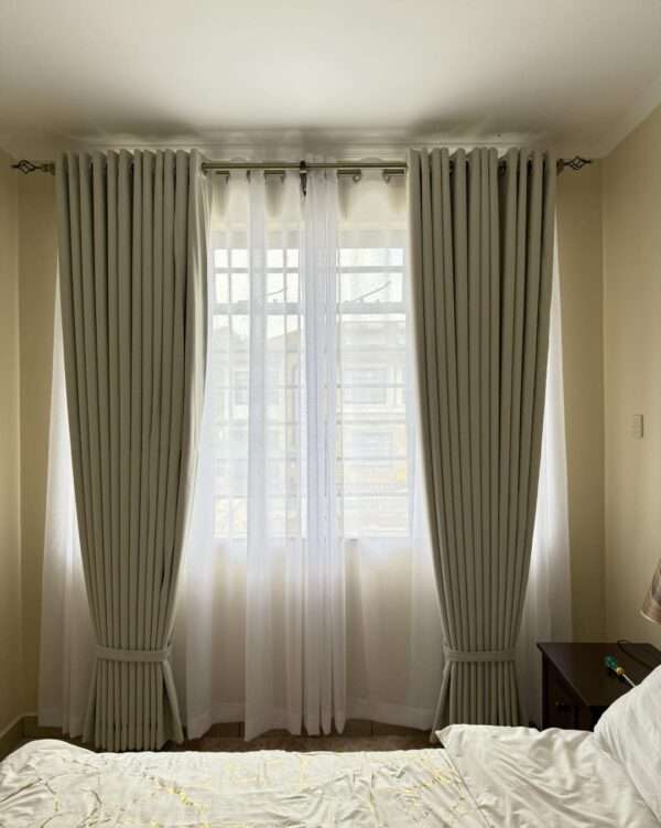 affordable made to measure custom window curtains and sheers sets for home or office, residential and commercial window treatment