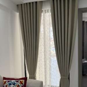affordable made to measure custom window curtains and sheers sets for home or office, residential and commercial window treatment