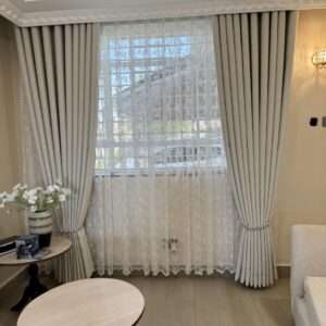 affordable made to measure custom window curtains and sheers sets for home or office, residential and commercial window treatment