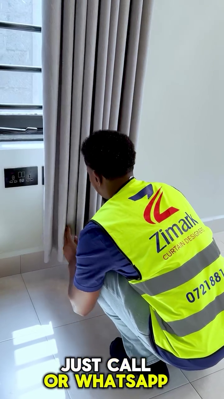 Elegant window treatments enhancing natural light in a modern living room