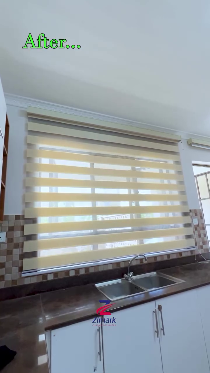 Elegant window blinds treatments enhancing natural light in a modern living room
